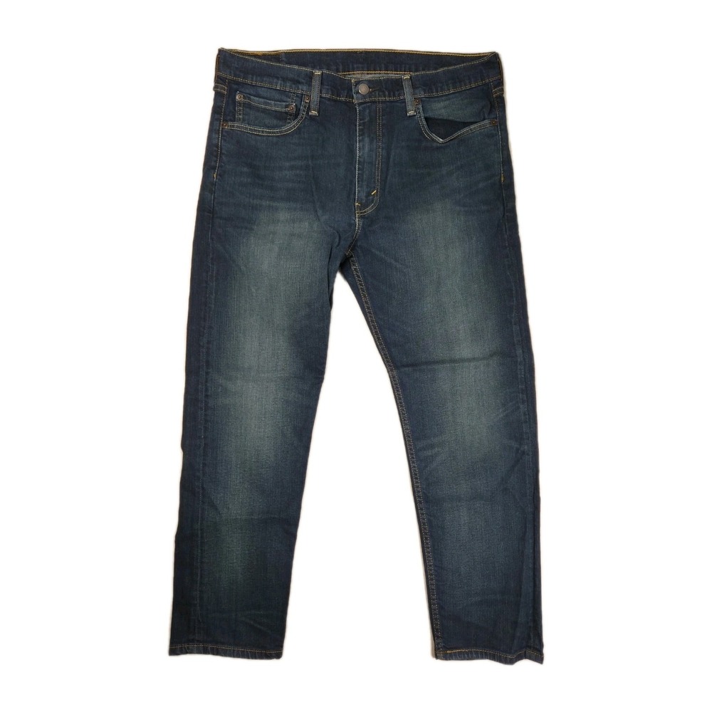 Levi's 502 Jeans Mens 36×29 Actual Tagged 36×30 Dark Wash Taper Midrise Classic